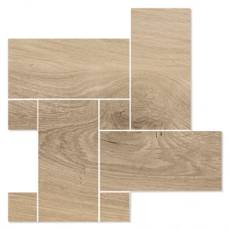 Træklinker <strong>Woodchoice</strong>  Beige Mat 22x22 cm